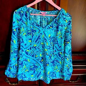 Lilly Pulitzer Willa Blouse EEUC